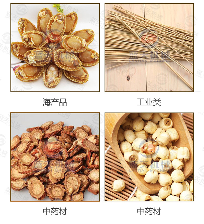 中藥材網(wǎng)帶烘干機應(yīng)用范圍