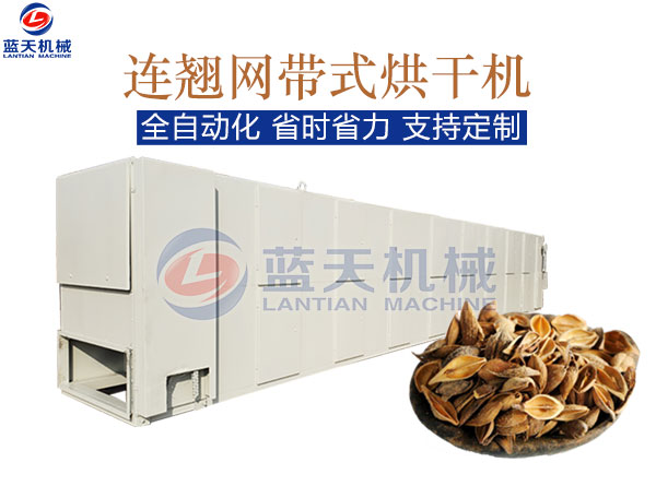 連翹網(wǎng)帶式烘干機